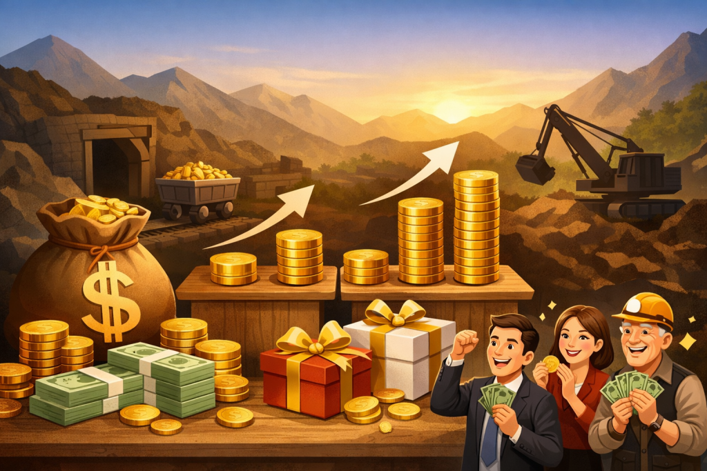 Apex Mining Doubles Its Cash Dividend and Gives Out Special Bonus to Shareholders