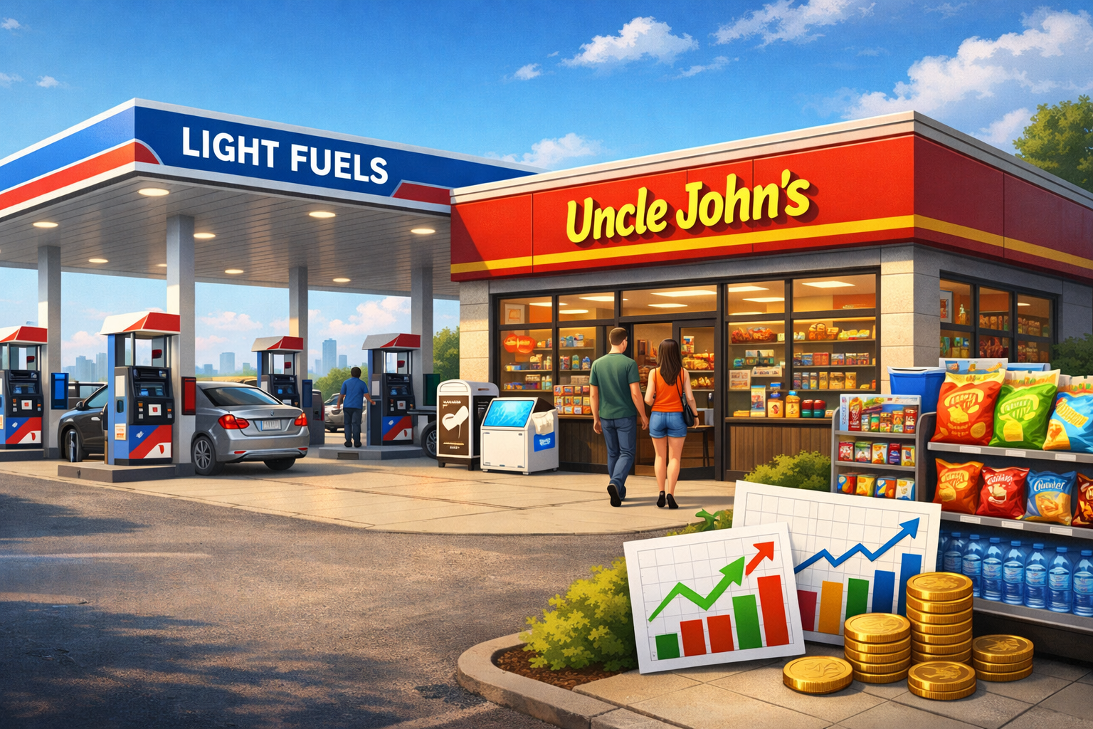 Top Line Business Development Corp Partners with Uncle John's to Add Convenience Stores at Light Fuels Stations