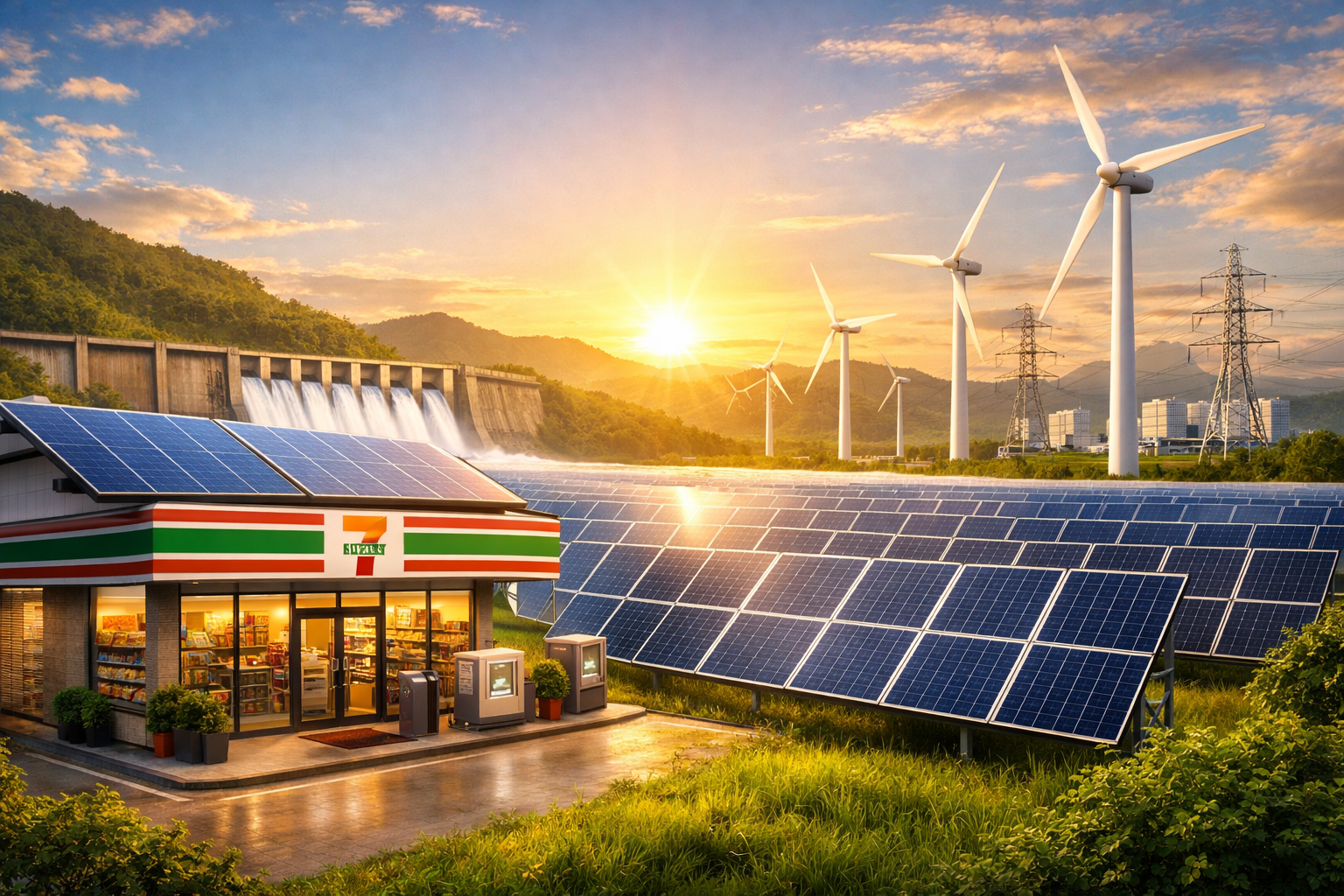 7-Eleven Philippines Switches Over 1,450 Stores to 100% Renewable Energy with ACEN