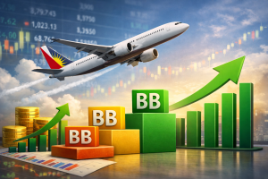 PAL Holdings Shares News About Philippine Airlines Getting First-Ever 'BB' Rating from Fitch