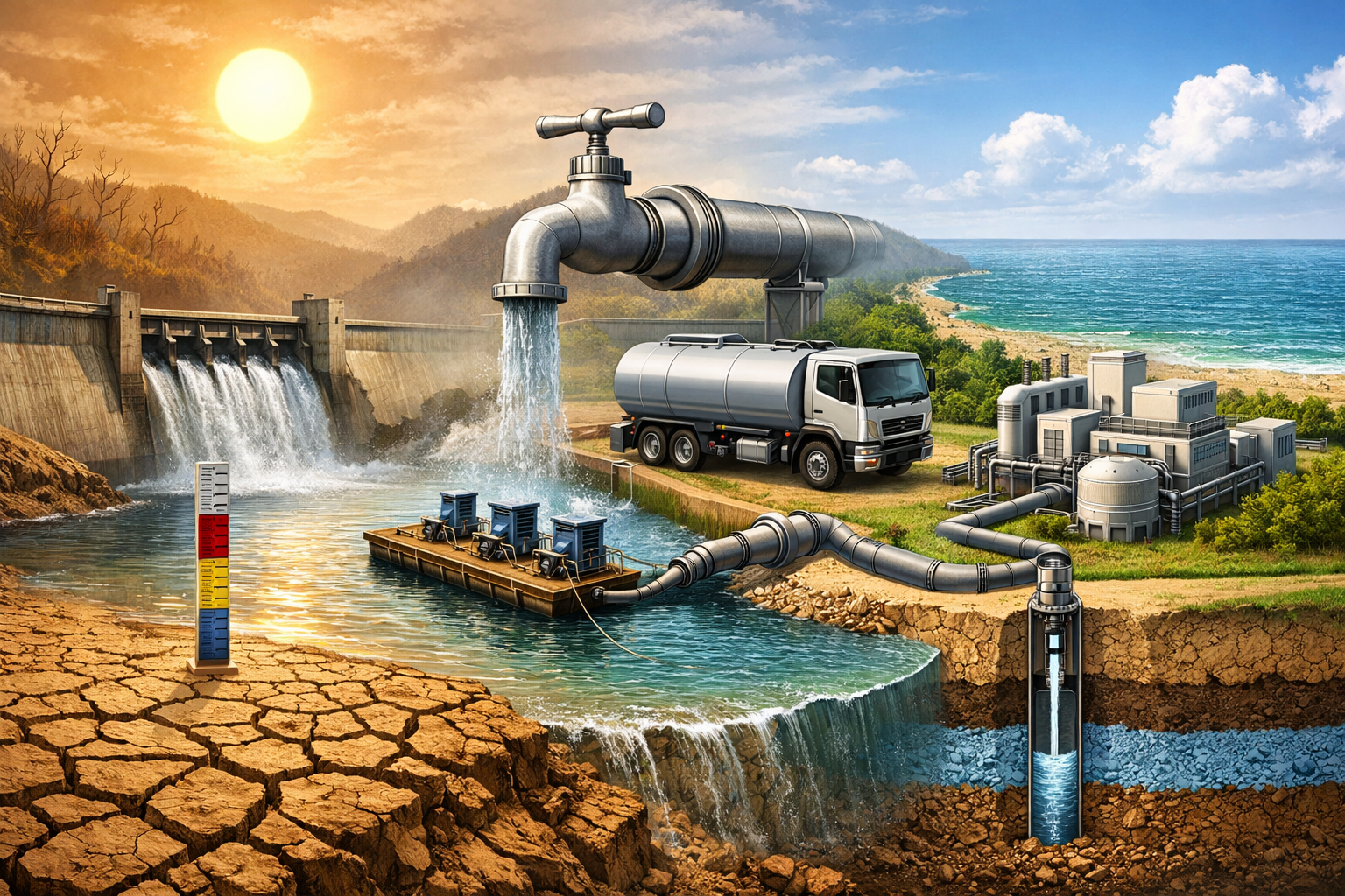 Maynilad Prepares Extra Water Sources as Angat Dam Levels Drop Due to El Niño