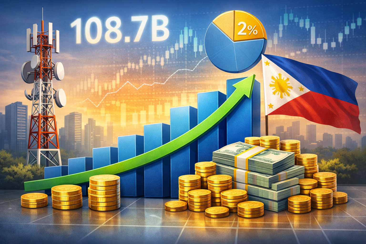PLDT Reports 2% Revenue Growth to ₱108.7 Billion in First Half of 2026